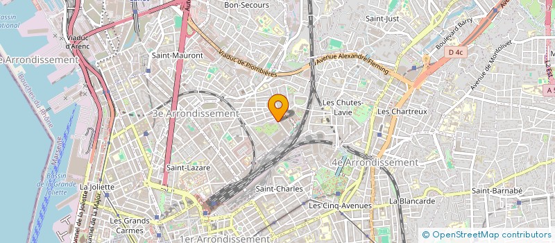 localisation de l'entreprise BFL à MARSEILLE