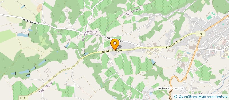 localisation de l'entreprise BFL AGENCEMENT  SAINT-AIGNAN