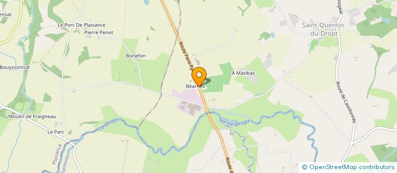 localisation de l'entreprise BFL DISTRIBUTION SERVICES  SAINT-QUENTIN-DU-DROPT