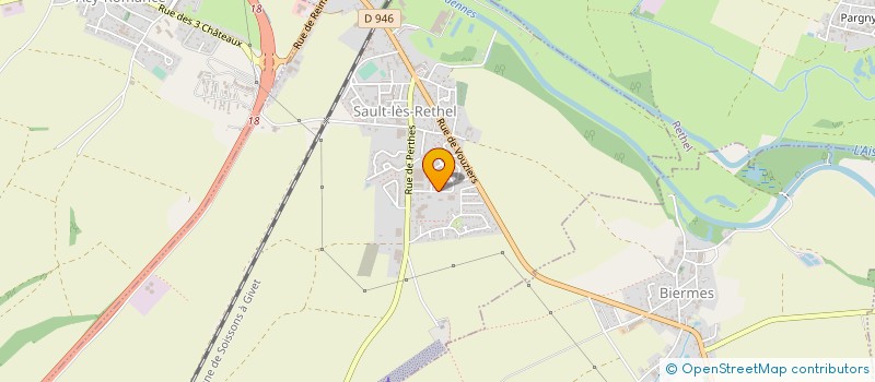 localisation de l'entreprise BFL ENERGIE à SAULT-LES-RETHEL