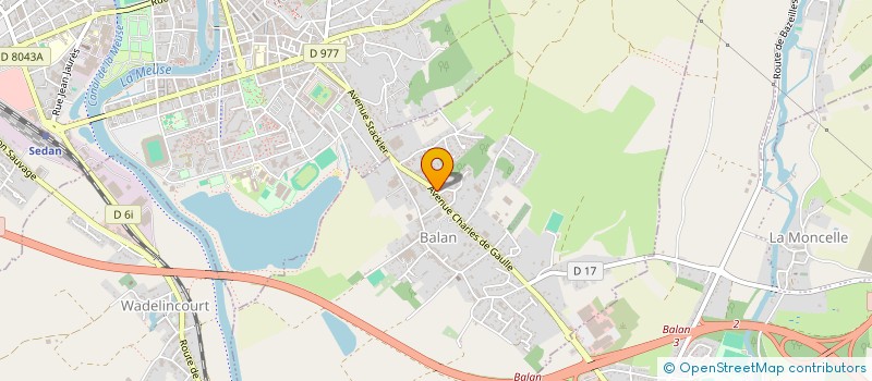 localisation de l'entreprise BFL PLASTIBOIS  BALAN