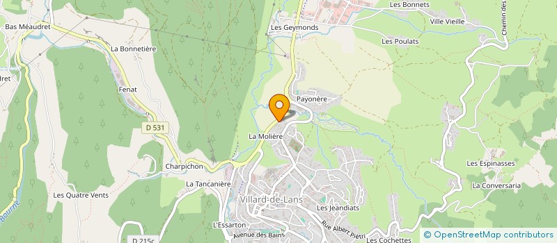 localisation de l'entreprise BFM  VILLARD-DE-LANS