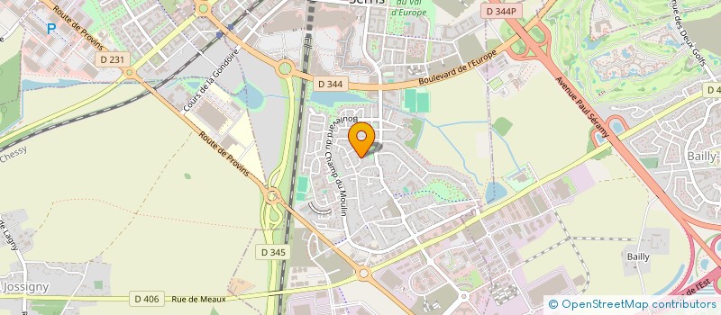 localisation de l'entreprise BFM  SERRIS