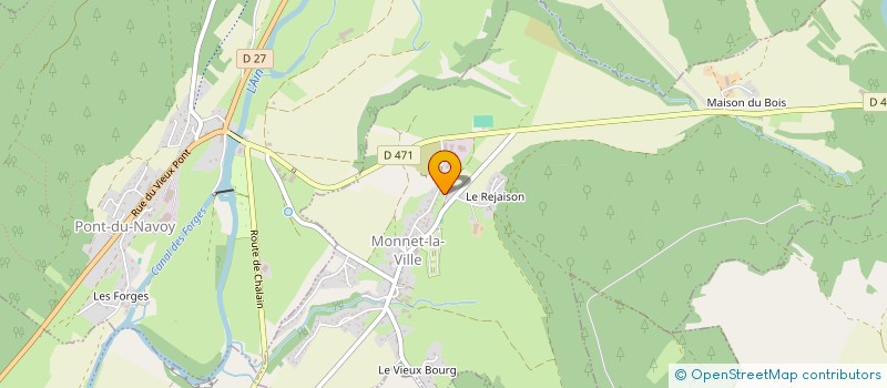 localisation de l'entreprise BFM  MONNET-LA-VILLE