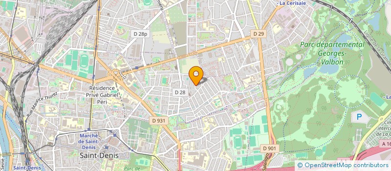 localisation de l'entreprise BFM IMMO  SAINT-DENIS
