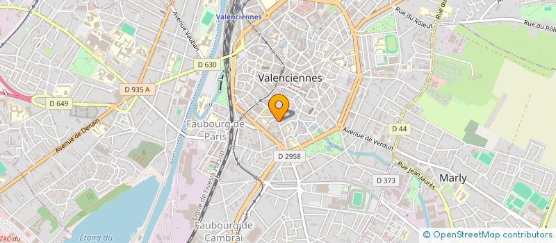 localisation de l'entreprise BFM INFORMATIQUE à VALENCIENNES