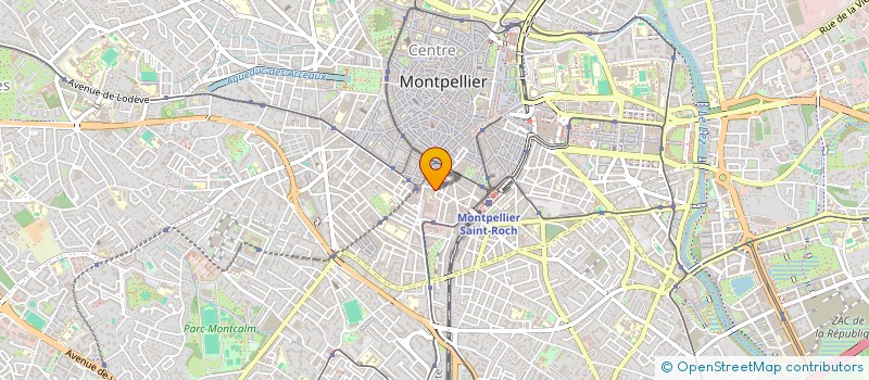 localisation de l'entreprise BFM INVEST PROVENCE à MONTPELLIER