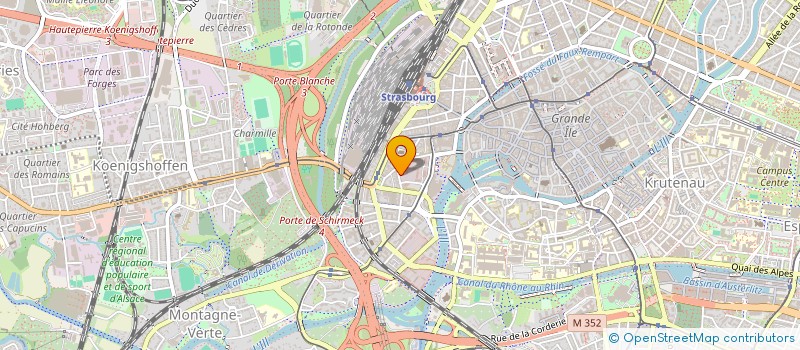 localisation de l'entreprise BFM NETTOYAGE à STRASBOURG