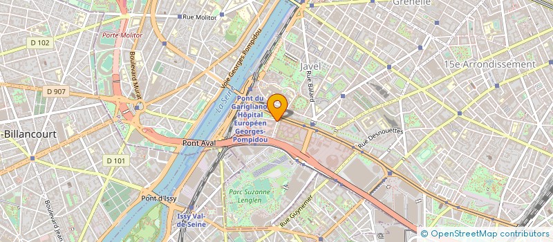 localisation de l'entreprise BFM NORMANDIE à PARIS 15