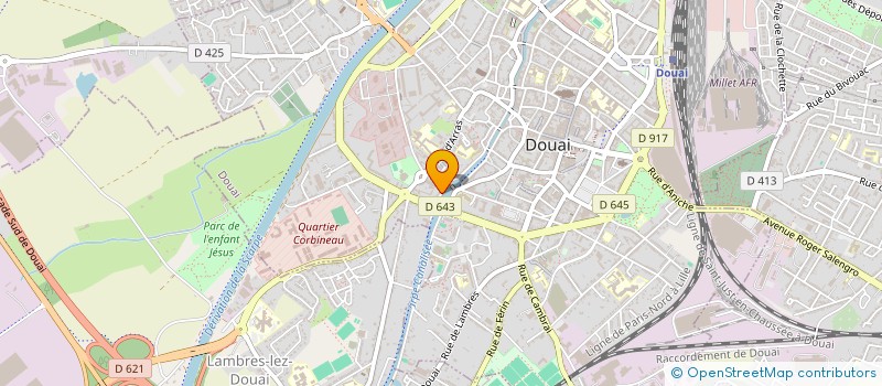 localisation de l'entreprise BFMA à DOUAI