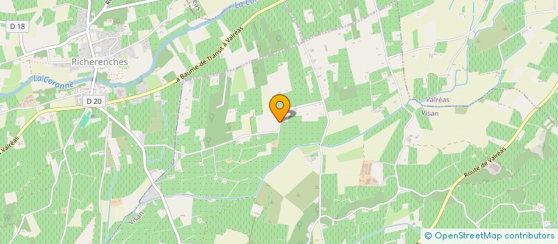 localisation de l'entreprise BFMH  VISAN