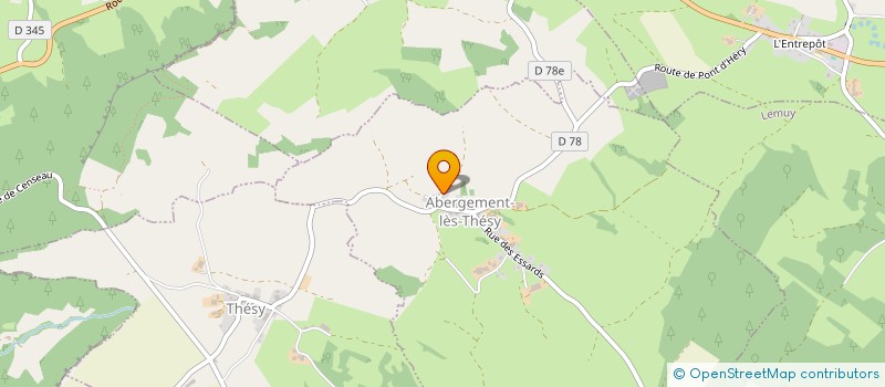 localisation de l'entreprise BFMH VIENNET  ABERGEMENT-LES-THESY