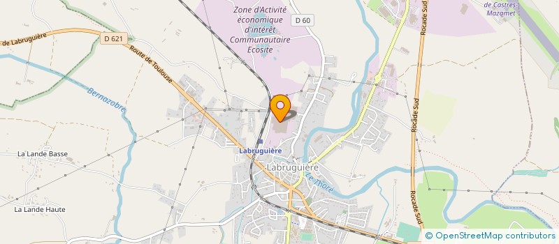 localisation de l'entreprise BFMP  LABRUGUIERE