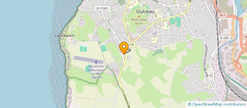 localisation de l'entreprise BFMP  OUTREAU