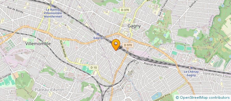 localisation de l'entreprise BFORBUILDING à GAGNY