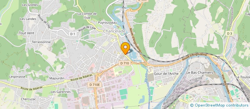 localisation de l'entreprise BFOUEST  CHANCELADE