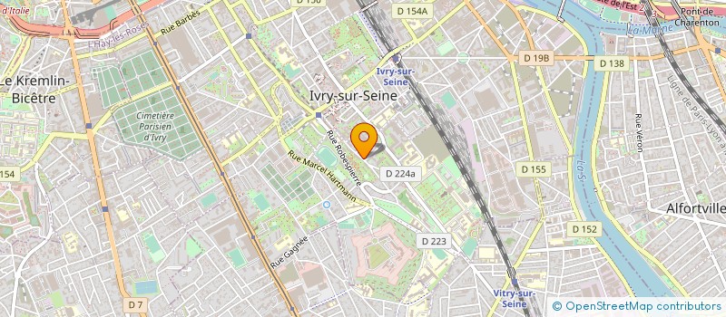 localisation de l'entreprise BFP  IVRY-SUR-SEINE