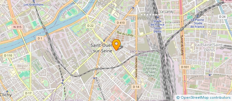 localisation de l'entreprise BFP à SAINT-OUEN-SUR-SEINE