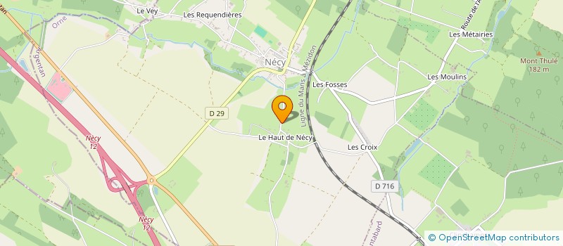localisation de l'entreprise BFP à NECY