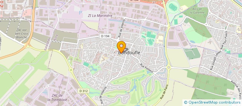 localisation de l'entreprise BFP BATIMENT à ITTEVILLE