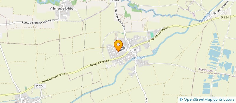 localisation de l'entreprise BFP CONSTRUCTION  LES MARTRES-D'ARTIERE