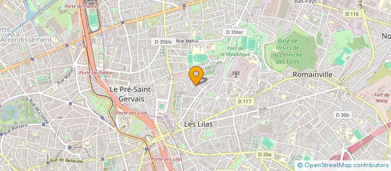 localisation de l'entreprise BFR à PANTIN