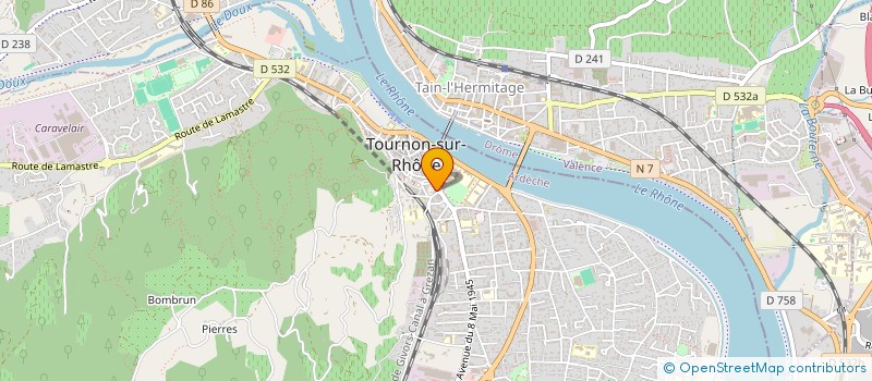 localisation de l'entreprise BFR à TOURNON-SUR-RHONE