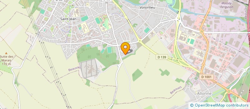 localisation de l'entreprise BFR  BEAUVAIS