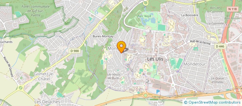 localisation de l'entreprise BFR ASSOCIES à BURES-SUR-YVETTE