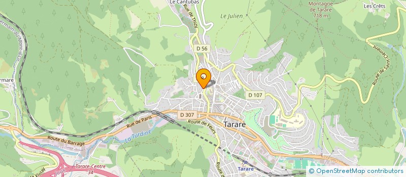 localisation de l'entreprise BFR HABITAT SERVICES à TARARE