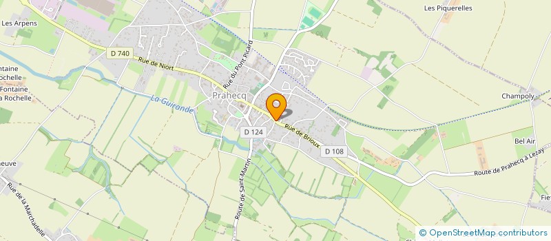 localisation de l'entreprise BFR IMMO  PRAHECQ