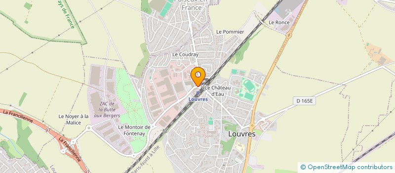 localisation de l'entreprise BFR LOGISTICS à LOUVRES