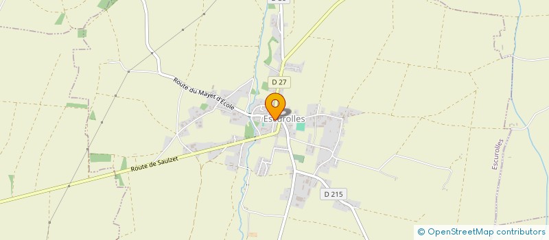 localisation de l'entreprise BFS 4  ESCUROLLES