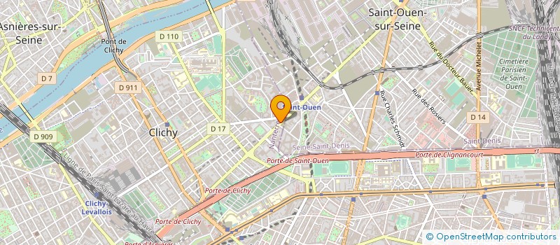 localisation de l'entreprise BFS à CLICHY