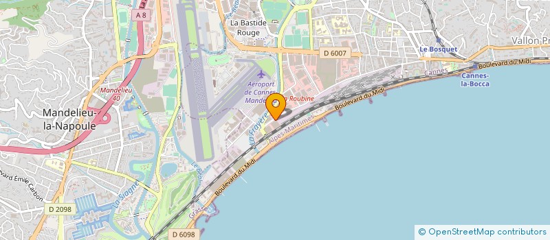 localisation de l'entreprise BFSA à CANNES