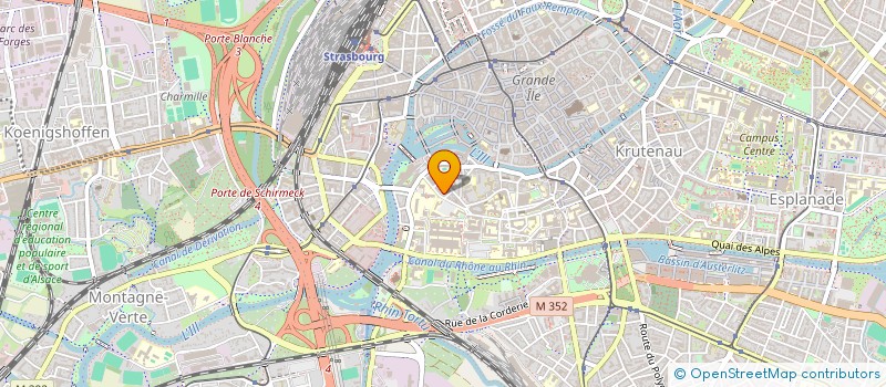 localisation de l'entreprise BFSM IMMO à STRASBOURG