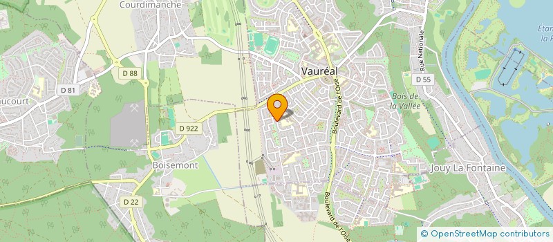 localisation de l'entreprise BFT SERVICES à VAUREAL