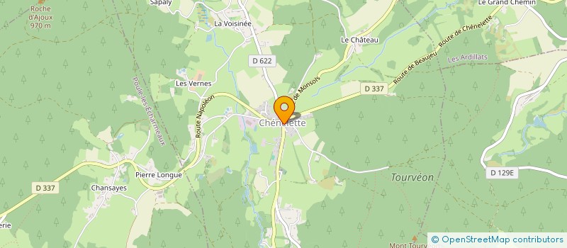 localisation de l'entreprise BFT TRANSPORTS à CHENELETTE