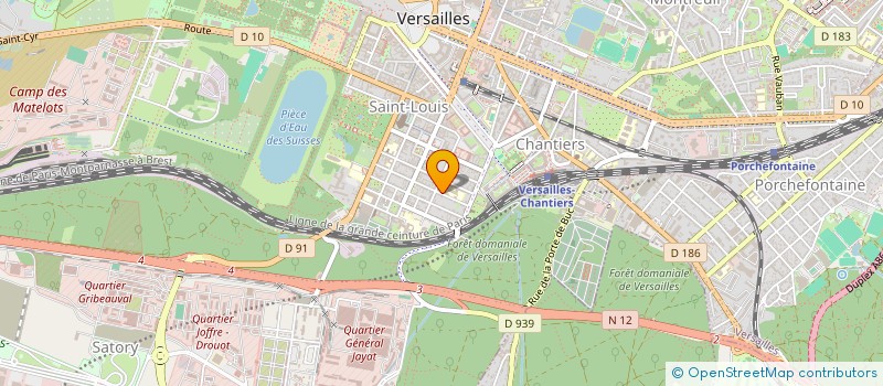 localisation de l'entreprise BFTC à VERSAILLES