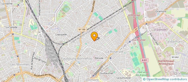 localisation de l'entreprise BFTE  TOULOUSE