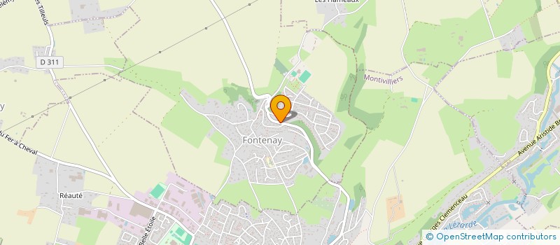 localisation de l'entreprise BFTN  FONTENAY