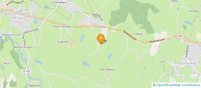 localisation de l'entreprise BFV IMMO  SAINT-SYMPHORIEN-DE-LAY