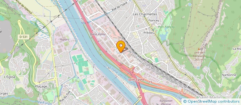 localisation de l'entreprise BG 3M  SAINT-EGREVE