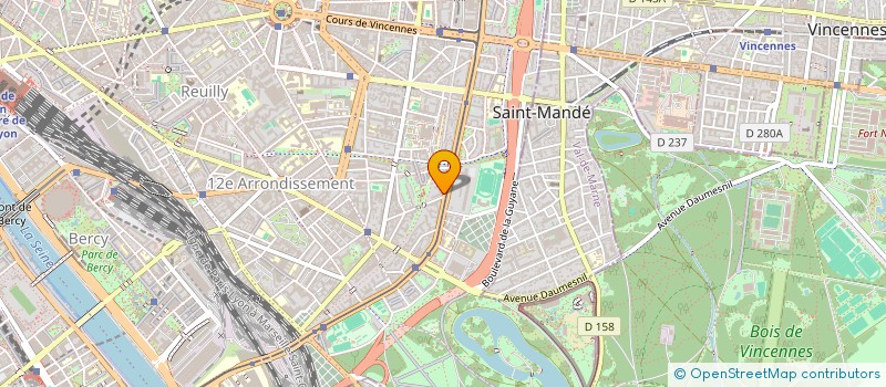 localisation de l'entreprise BG à PARIS