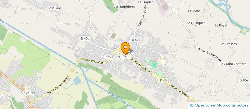 localisation de l'entreprise BG  LES AVENIERES VEYRINS-THUELLIN