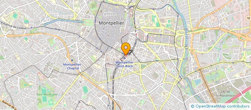 localisation de l'entreprise BG à MONTPELLIER