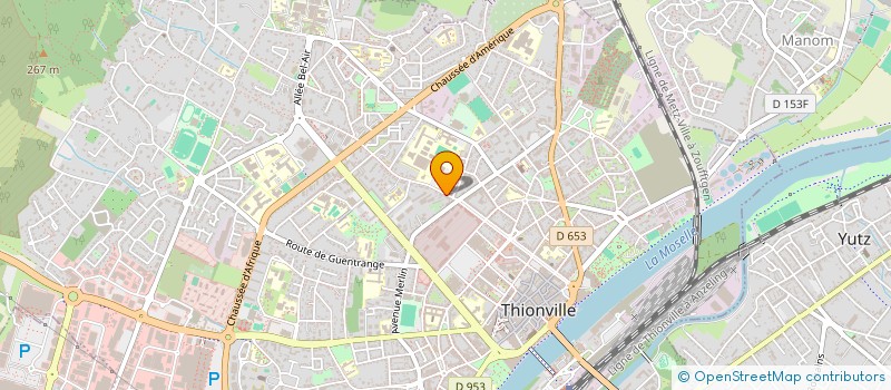 localisation de l'entreprise BG à THIONVILLE