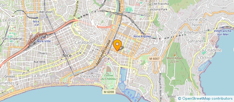 localisation de l'entreprise BG  NICE