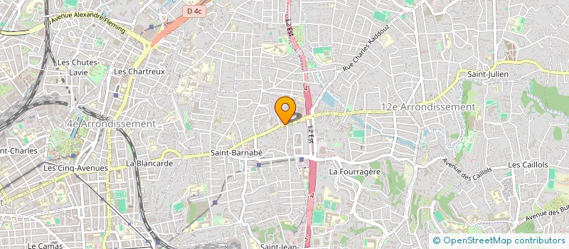 localisation de l'entreprise BG à MARSEILLE