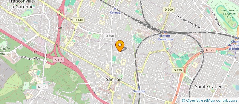 localisation de l'entreprise BG  SANNOIS